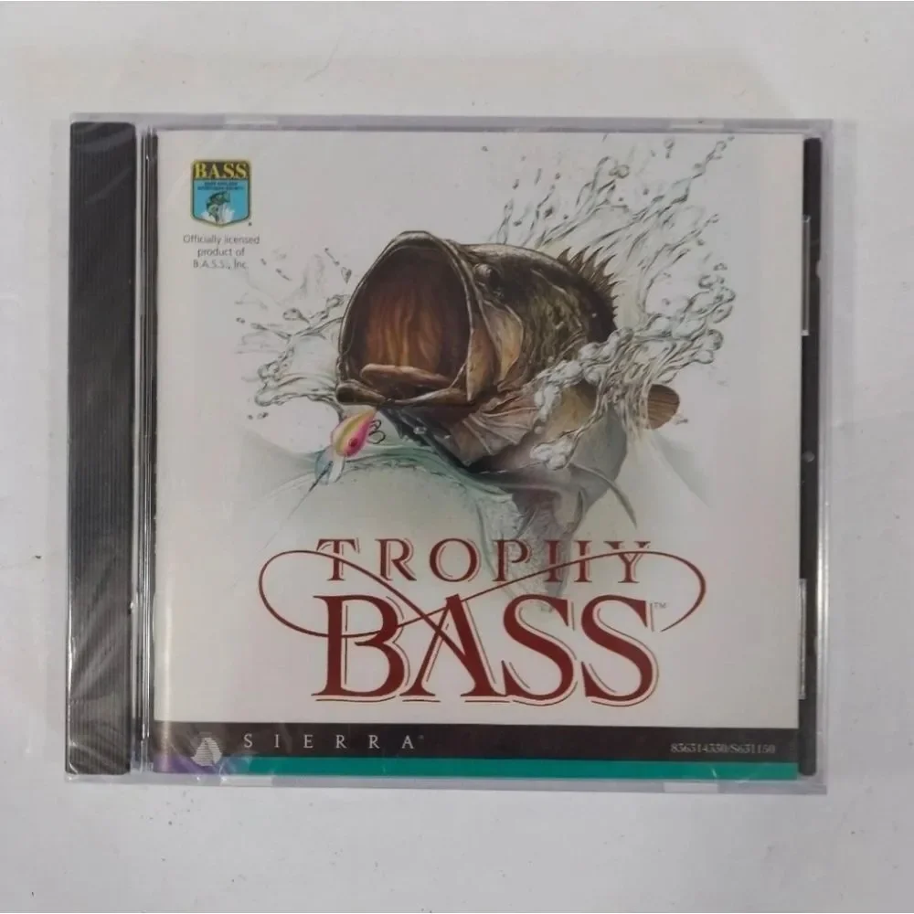 NIB Trophy Bass: All American Sports Series 1999 New Sealed Jewel Case PC Game